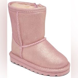 BearPaw Little Girls Elle Short Boots Sz 12